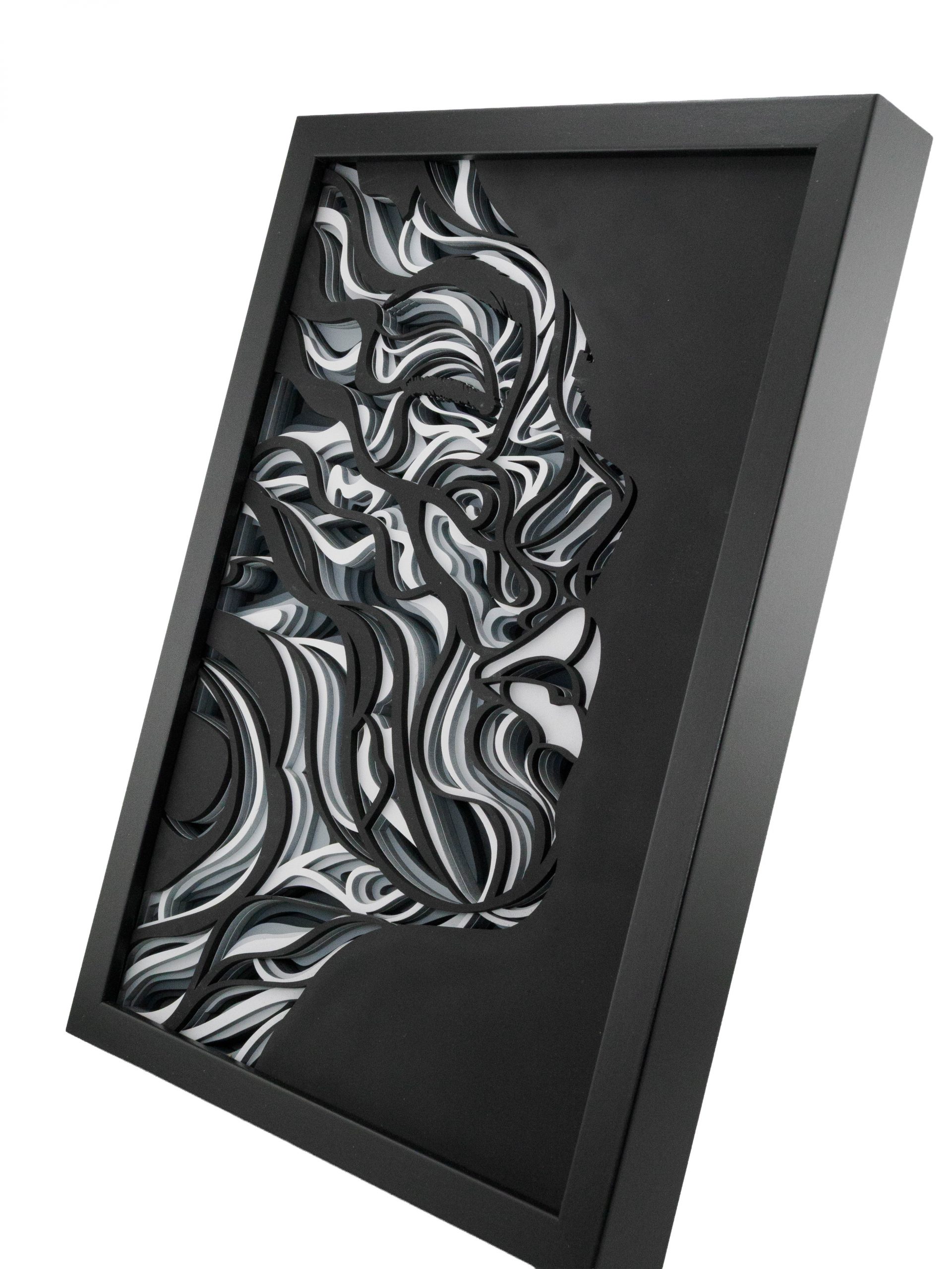 ✨ 3D Wandbild „Ascension“ – Handgefertigte Multilayer Holzkunst (7 Schichten) – Bild 2