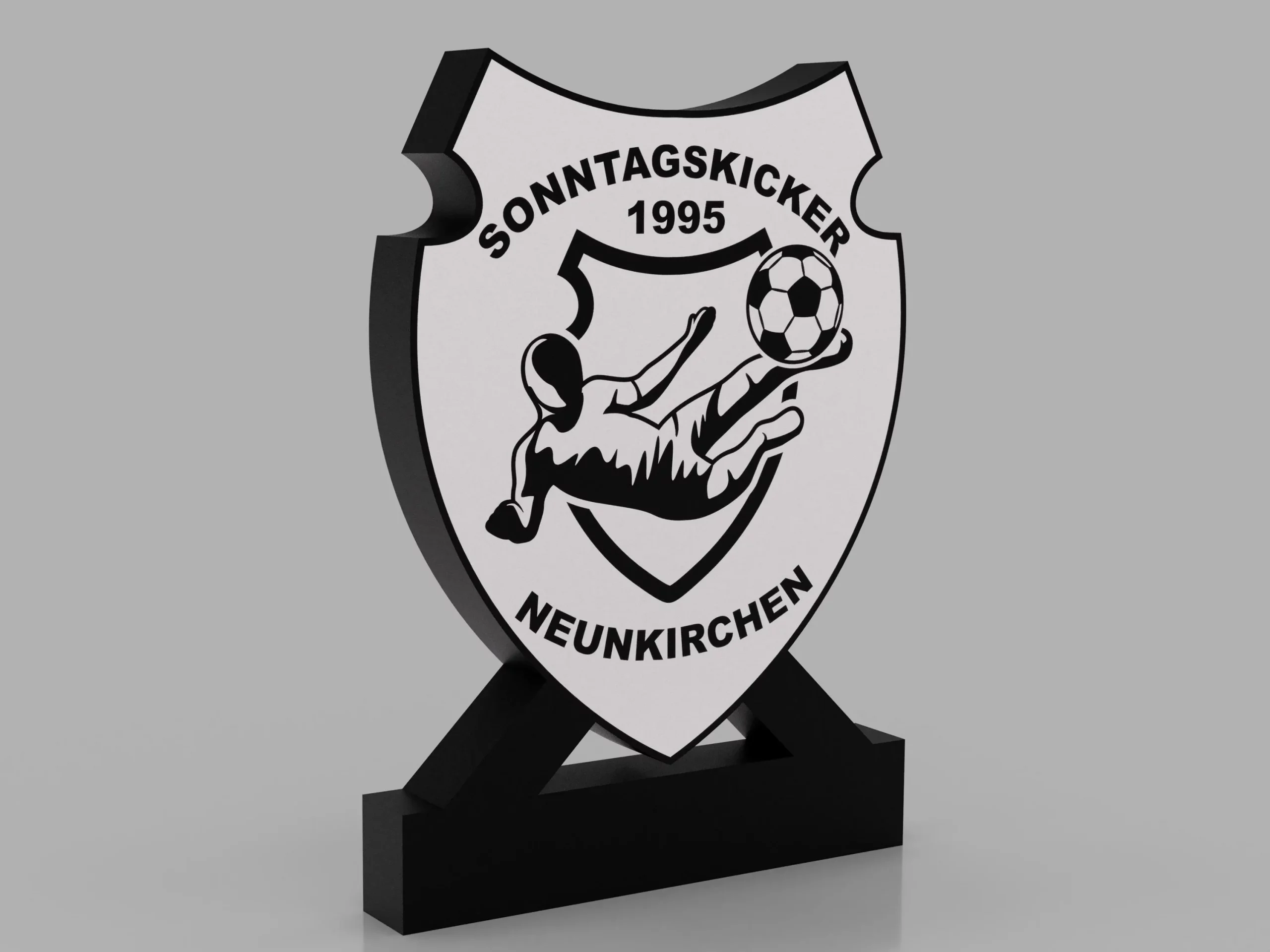 Einzigartige LED-Leuchte mit eigenem Wappen – Individuell im 3D-Druck gefertigt – Bild 2